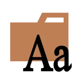 Light Fonts SVG Icon